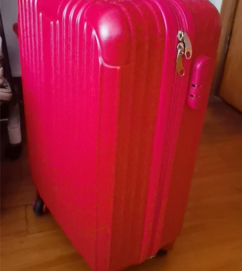 结婚行李箱陪嫁箱红色皮箱拉杆箱女密码箱（2...