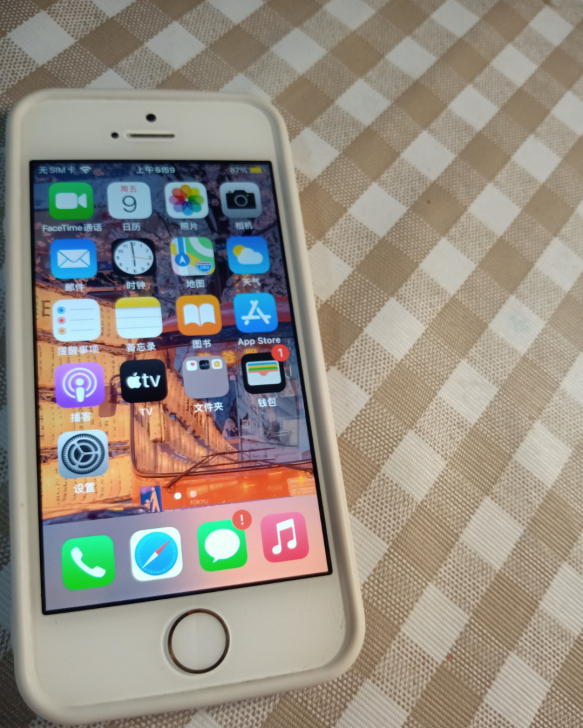 苹果se一代游戏机32g 可以指纹  系统...