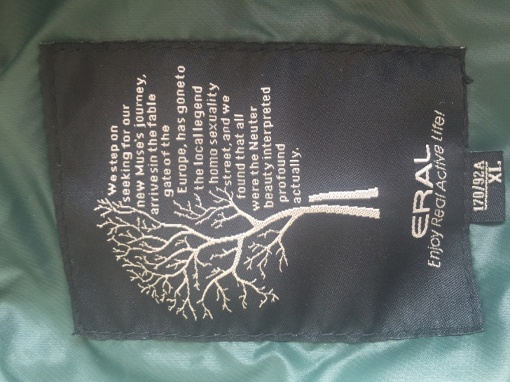 艾莱依女士羽绒服XL码，还比较新，599购...