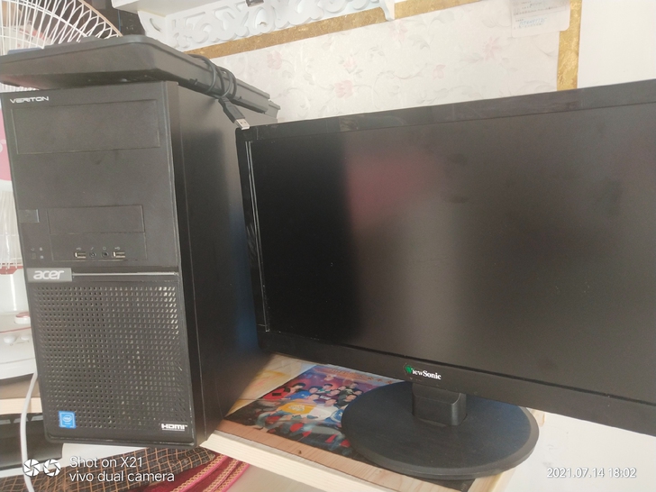 台式电脑一套,买回来没用多长时间就闲置了,...