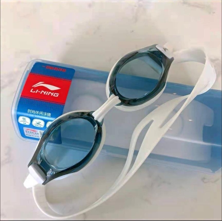 李宁泳镜男女通用防水防雾高清泳镜游泳装备泳...