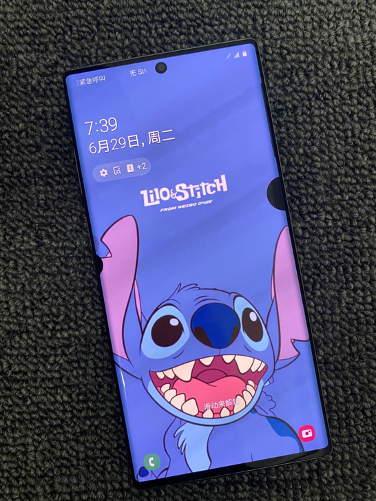 自用超新三星Note10+全网通曲面屏手机...