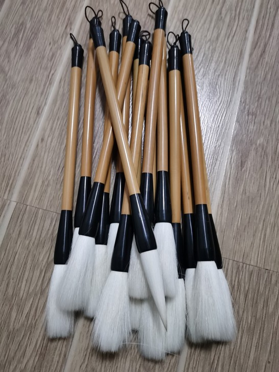 长峰羊毫加健羊毫楷隶行篆，国画写意通用毛笔...