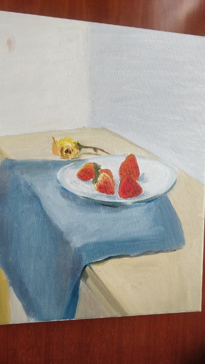 油画作品，自己画的，便宜出。尺寸30##a...