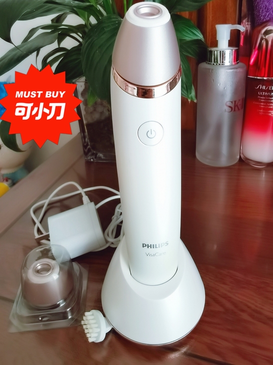 飞利浦美容仪器SC6240白色紧致肌肤微晶...