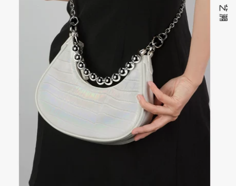 艺溯斜挎包女高级感小众大容量新月包202