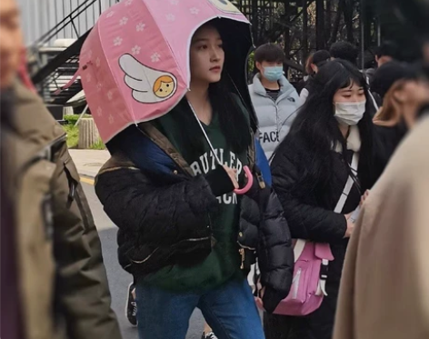 全新KK树儿童雨伞女孩遮阳伞防水防紫外线晴...