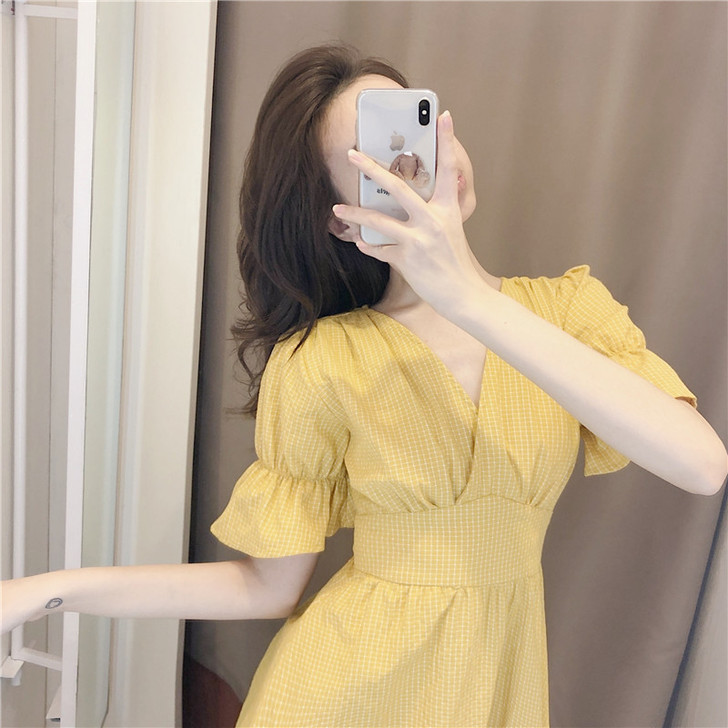 全新出~试穿一下,小了