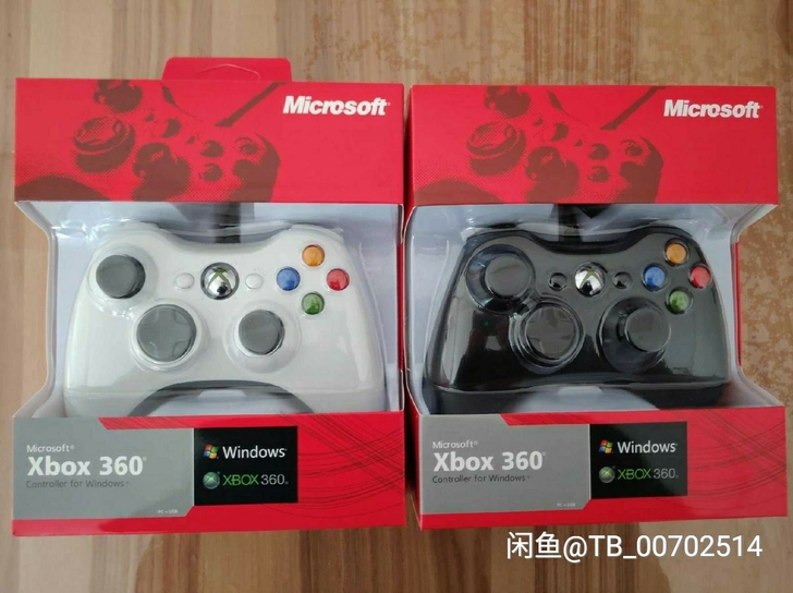 xbox360有线手柄全新免驱包邮有线改款...