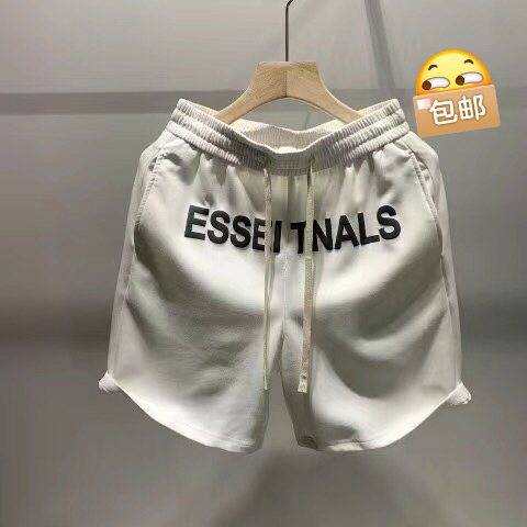 包邮夏季男字母印花运动休闲短裤青年时尚沙滩...