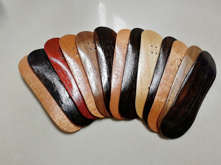 自己手工做的手指滑板板面，浅凹##amp；...