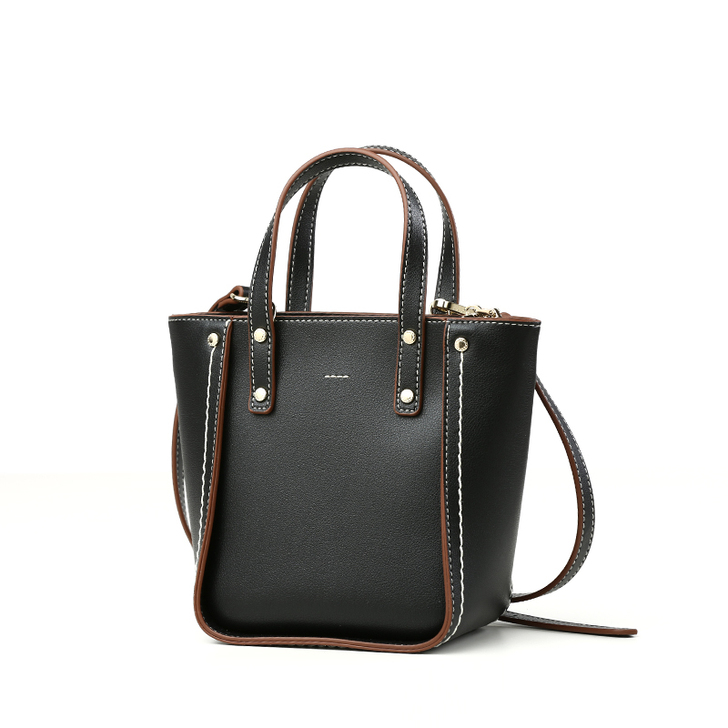 黑眼袋袋包包女手提包网红百搭水桶小包##a...