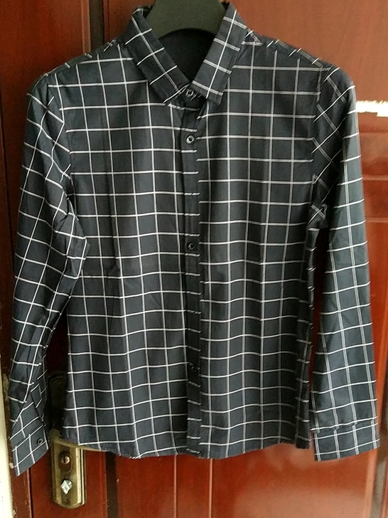 全新 格子衬衫男夏季薄款长袖衬衣男包邮