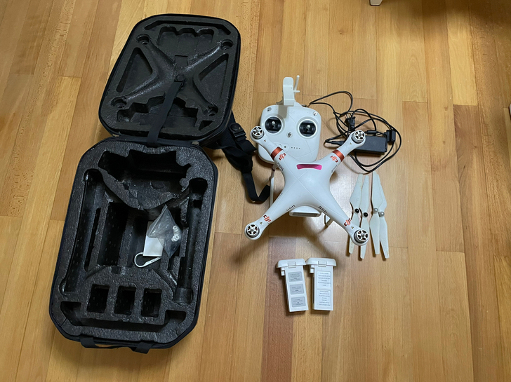 DJI大疆精灵Phantom 3 红色,9...