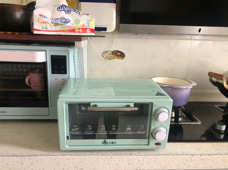 全新小霸王12L烤箱，马卡龙绿色，公司发的...