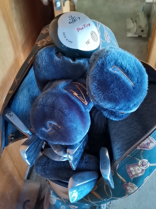 pna key高尔夫球杆一套，原价呀300...