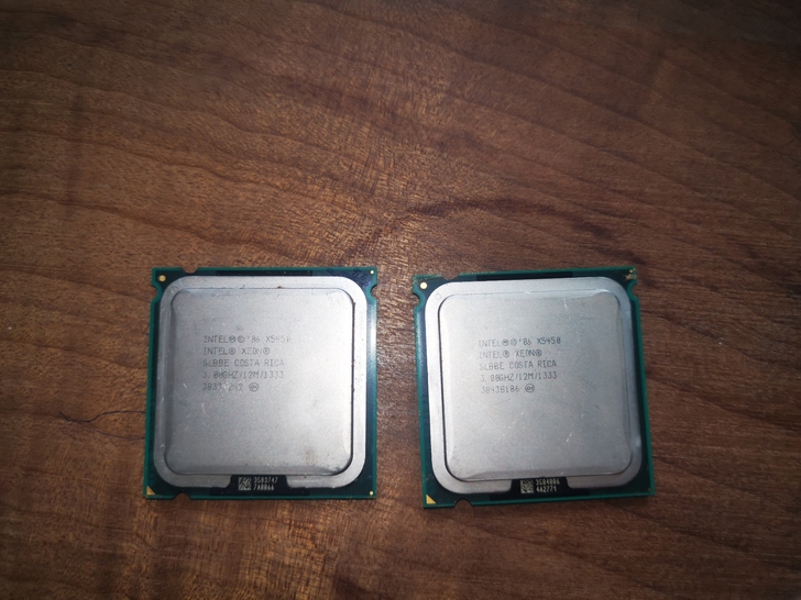 x5450 cpu办公电脑拆下来的!便宜处...