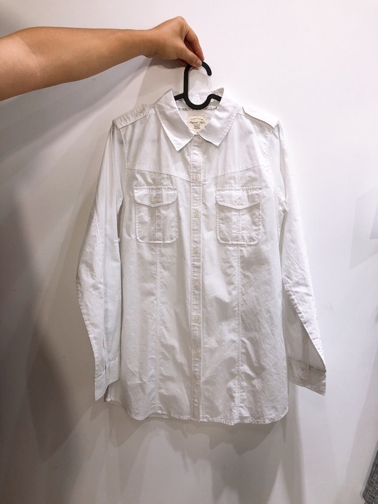 全新女士长款纯棉衬衣 建议110-120斤...