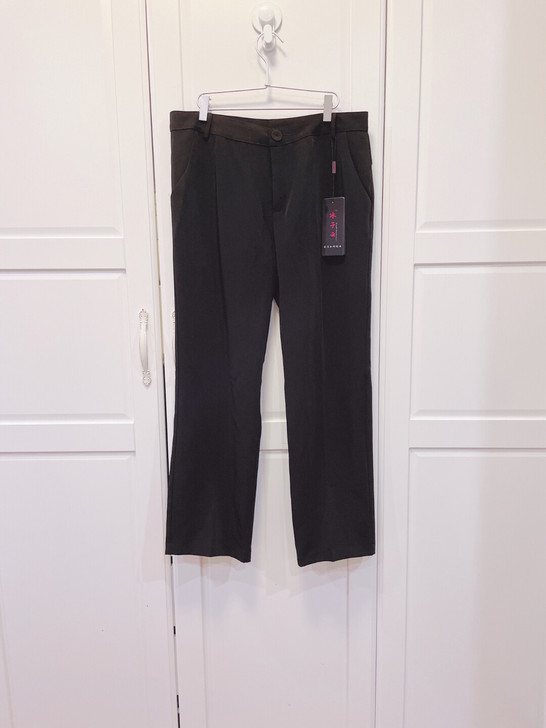 冰子云黑色西裤长裤女裤子休闲直筒裤正装裤工...