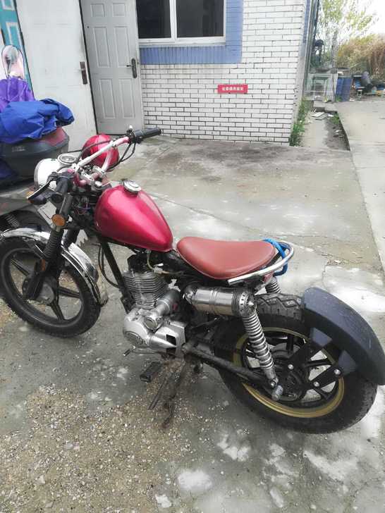 改装复古摩托车贱卖本交易仅支持自提、当面交...