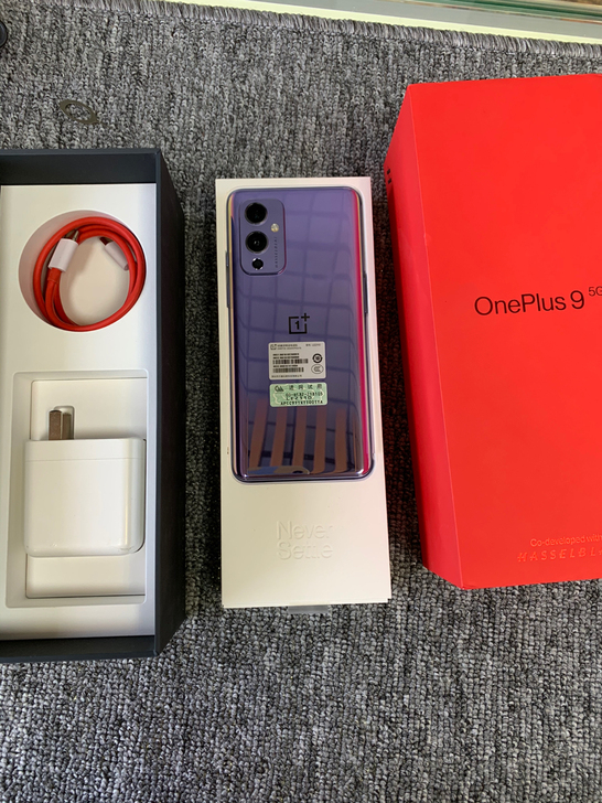 一加9 12+256G 紫翼 拆封激活使用...