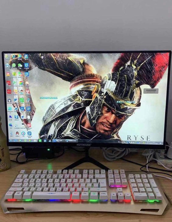 包邮24寸显示器24寸显示屏曲面ips高清...