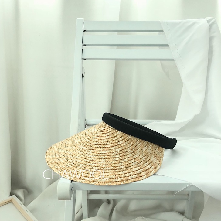 CHAWOOL空顶帽子遮脸帽ins同款防晒...