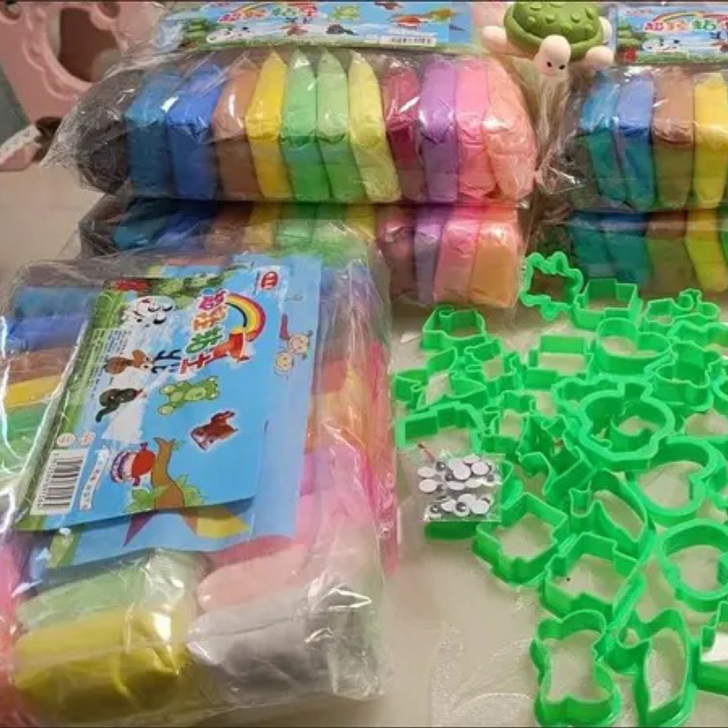 超轻粘土72包儿童橡皮泥彩泥安全无毒太空泥...