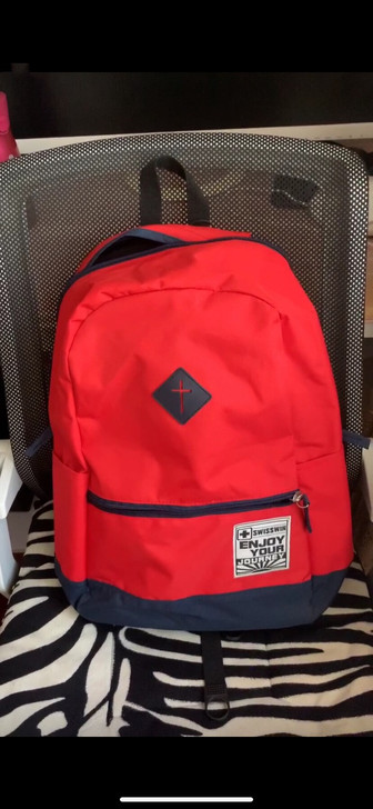 瑞士十字swisswin双肩旅行包学生书包...