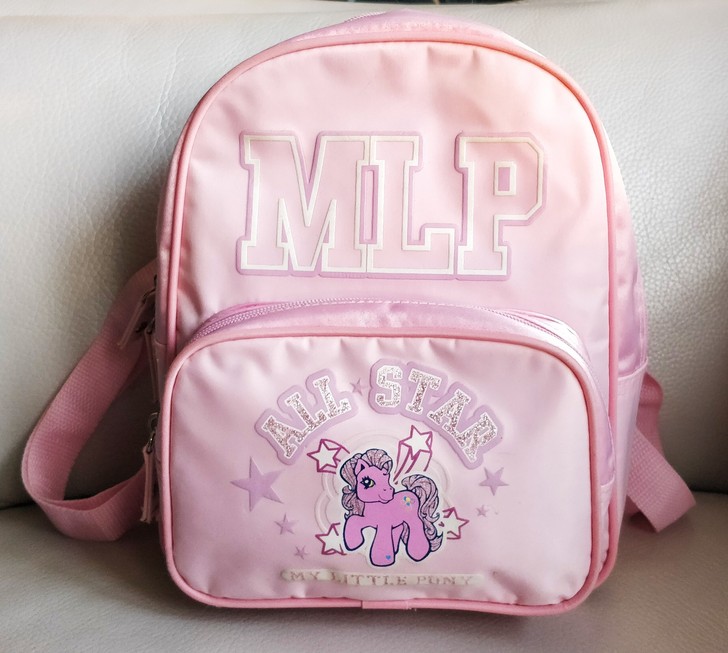 MLP粉色儿童休闲双肩背包