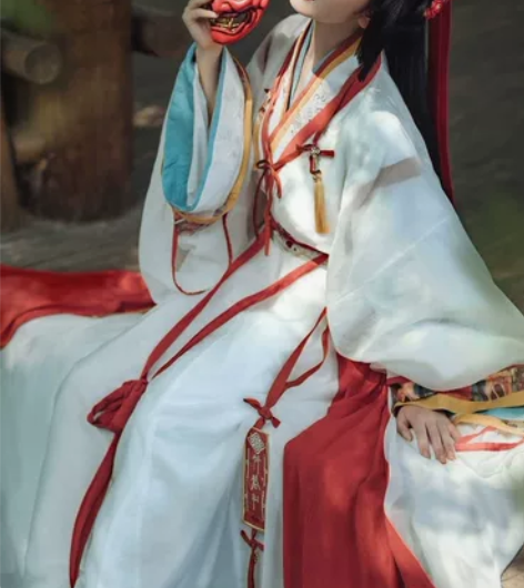 出！【妙上】汉风吟晋制襦裙交窬印花绣花情侣...