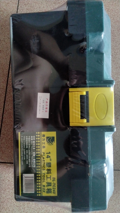 工具箱  得力14吋塑料工具箱 DL-TC...