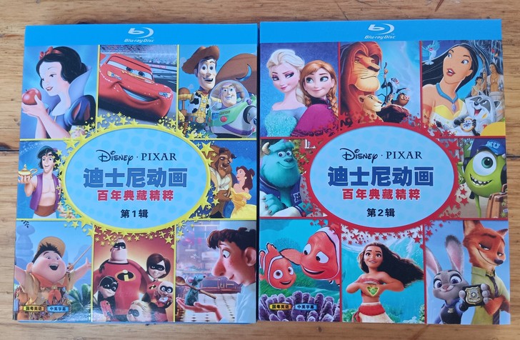 迪士尼动画百年典藏精粹，英语，国语，粤语发...
