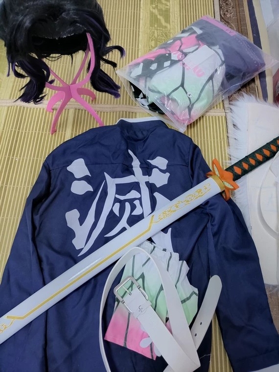 鬼灭之刃 蝴蝶忍cos大全套