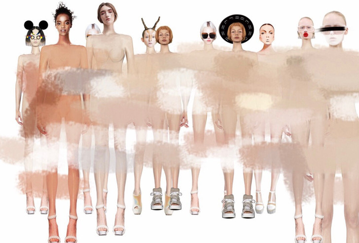 服装效果图人体素材｜ps人体素材｜服装效果...