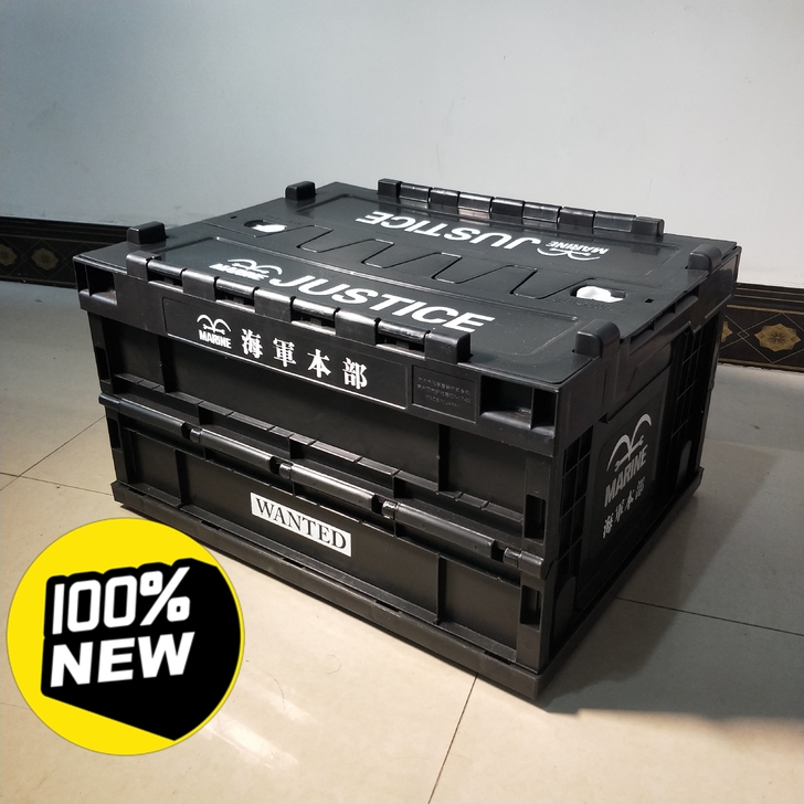 出口全新日式折叠箱车载后背箱收纳箱户外搬运...