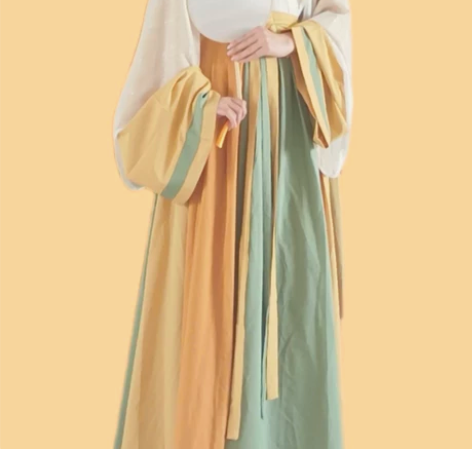 汉服晋制~大刀出 三件套，4.5m摆试穿比...