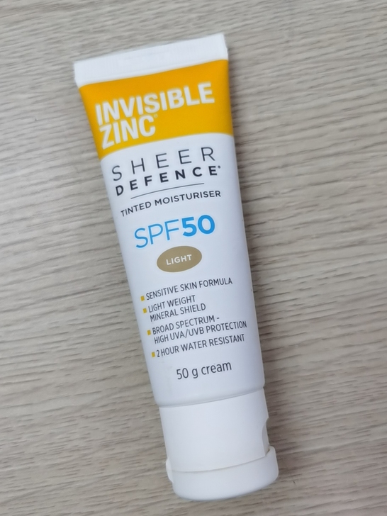 invisible zinc防晒