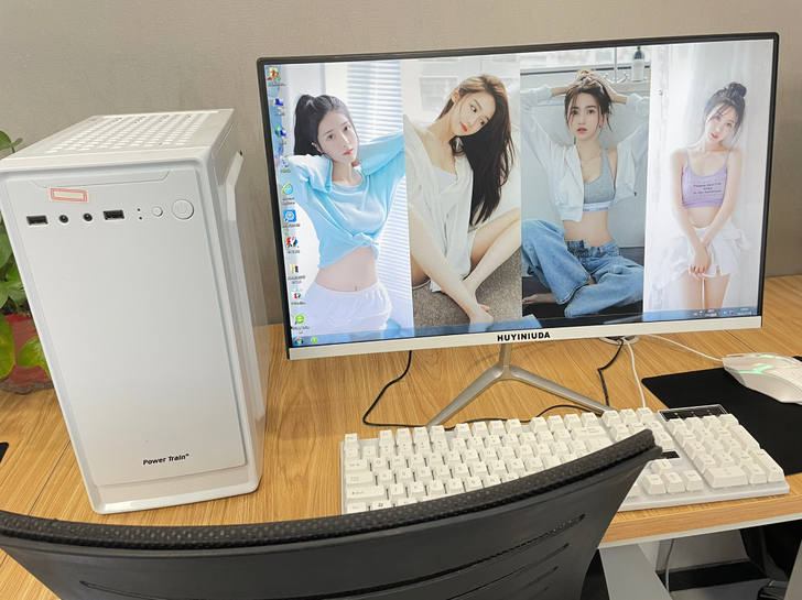 低价转让95新办公电脑台式电脑二手电脑游戏...