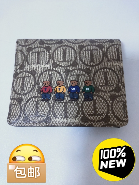 TTWNBEAR钱包短款,小熊熊钱包。全新...