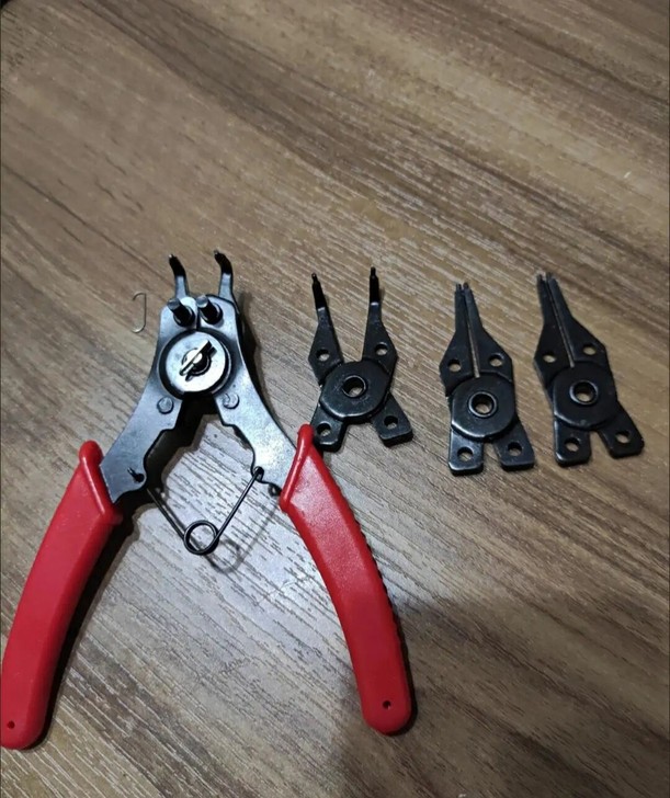 卡簧钳多功能套装挡圈钳四合一内外卡两用e型...