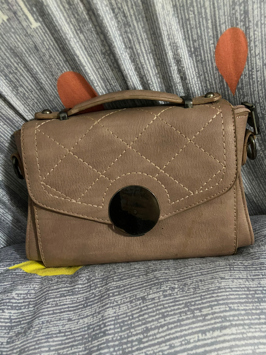 女士拎包 深卡其色 七八成新 朋友送的