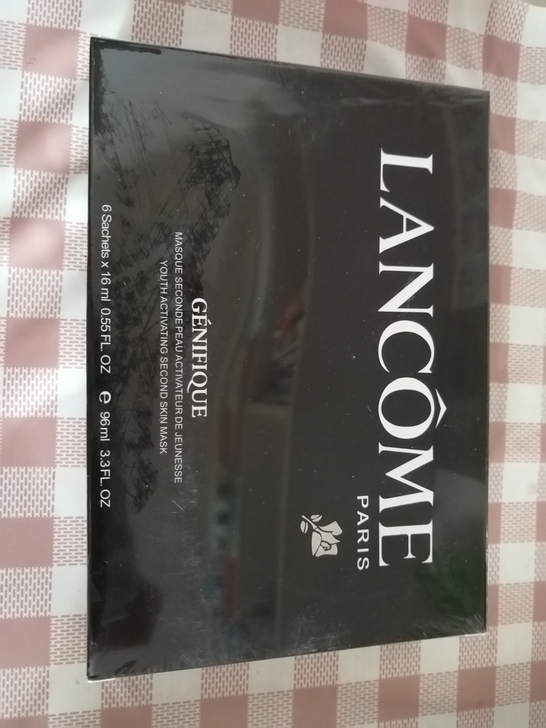 Lancome兰蔻精华肌底面膜(6片)小黑...