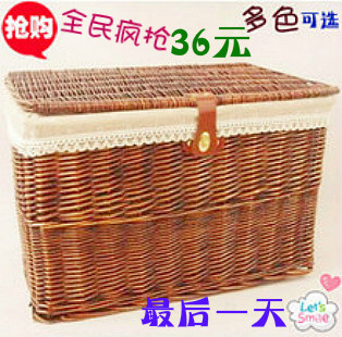 特价 脏衣桶 柳编藤编收纳筐大号储物筐整理...