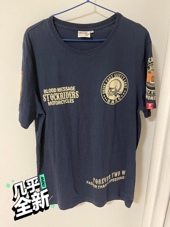 原创新款时尚潮牌鬼仔机车西海岸风 男装朋克...