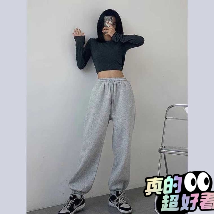 休闲运动裤 版型好不起球 均码胖瘦皆宜  ...