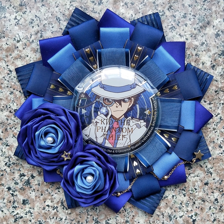 【接】白菜吧唧托 蓝色 怪盗基德 黑羽快斗...