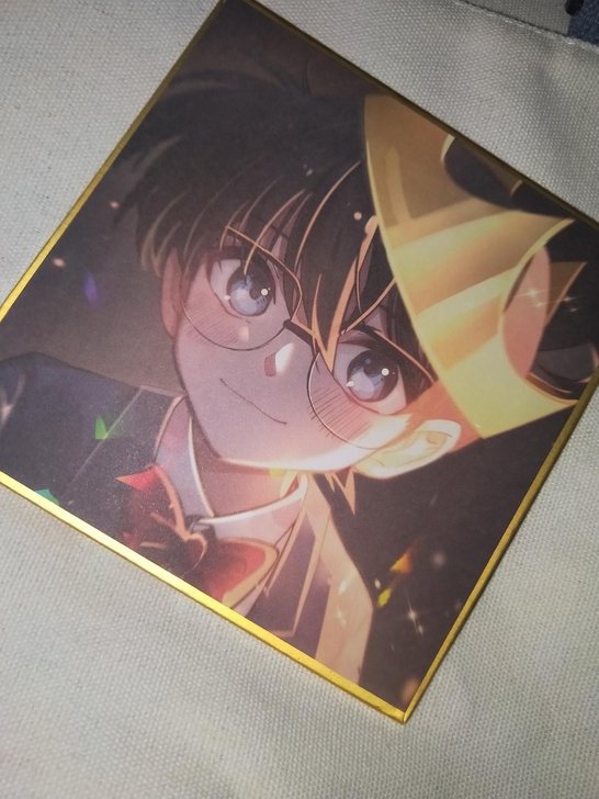 名侦探柯南同人原创色纸柯南色纸徽章吧唧周边...