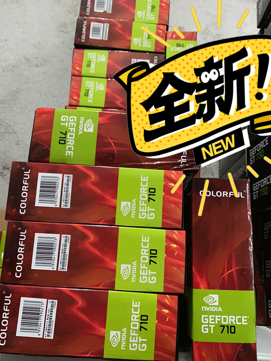 七彩虹GT710黄金版2G显卡，全新正品，...