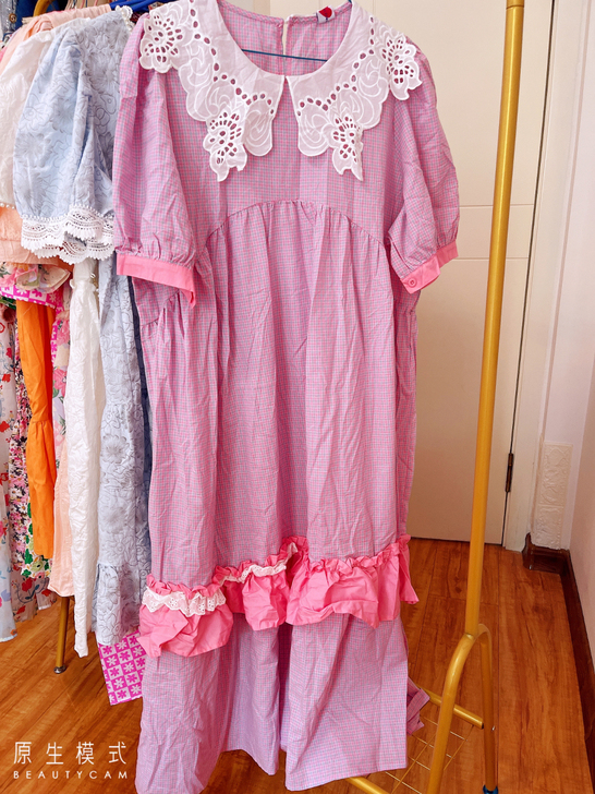 全新棉布连衣裙,能穿到150多斤,闲置不退...